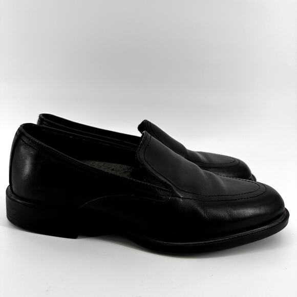 Allen Edmonds Ann Arbor Penny Loafers Almond Toe Slip On Leather Formal Black 9